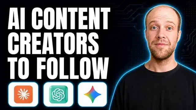 10 AI Content Creators to Follow in 2026 (No Hype) thumbnail