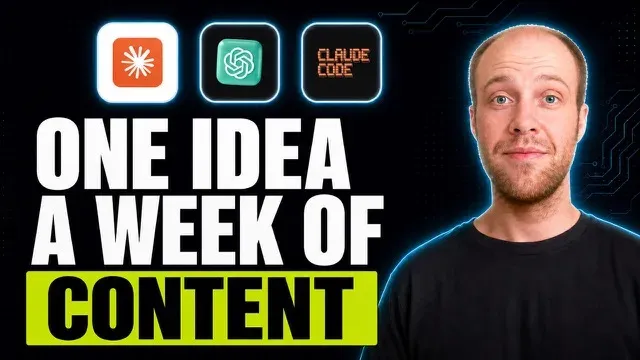 AI Content Repurposing: One Idea, a Week of Content (In Your Voice) thumbnail