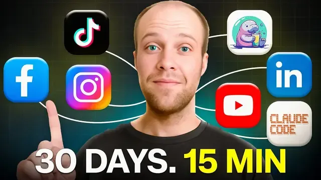 My AI Social Media System: 30 Days of Posts in 15 Minutes thumbnail