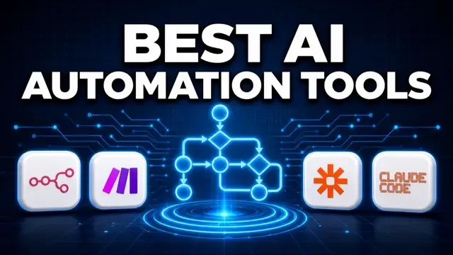 7 Best AI Automation Tools in 2026 (Tested by a Founder) thumbnail
