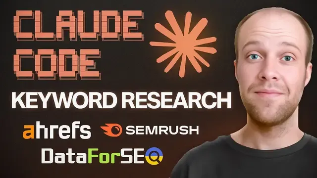 How to do Keyword Research in Claude Code (The Future of SEO) thumbnail
