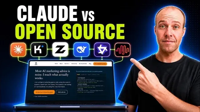 Can Open Source AI Models Beat Claude at Web Design? thumbnail