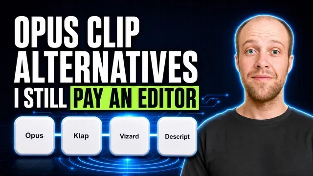 Opus Clip Alternatives After a Year of Clipping My Own Videos thumbnail