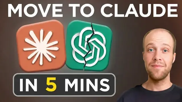How to Switch from ChatGPT to Claude in 5 Minutes thumbnail