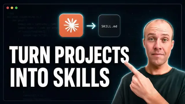 How to Turn Claude Projects into Skills (Get Better Results) thumbnail