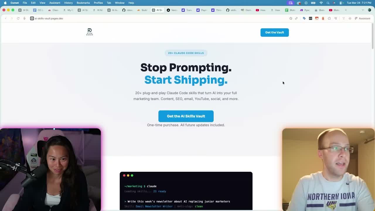 Vibe code digital product Claude Code live landing page on Cloudflare Pages