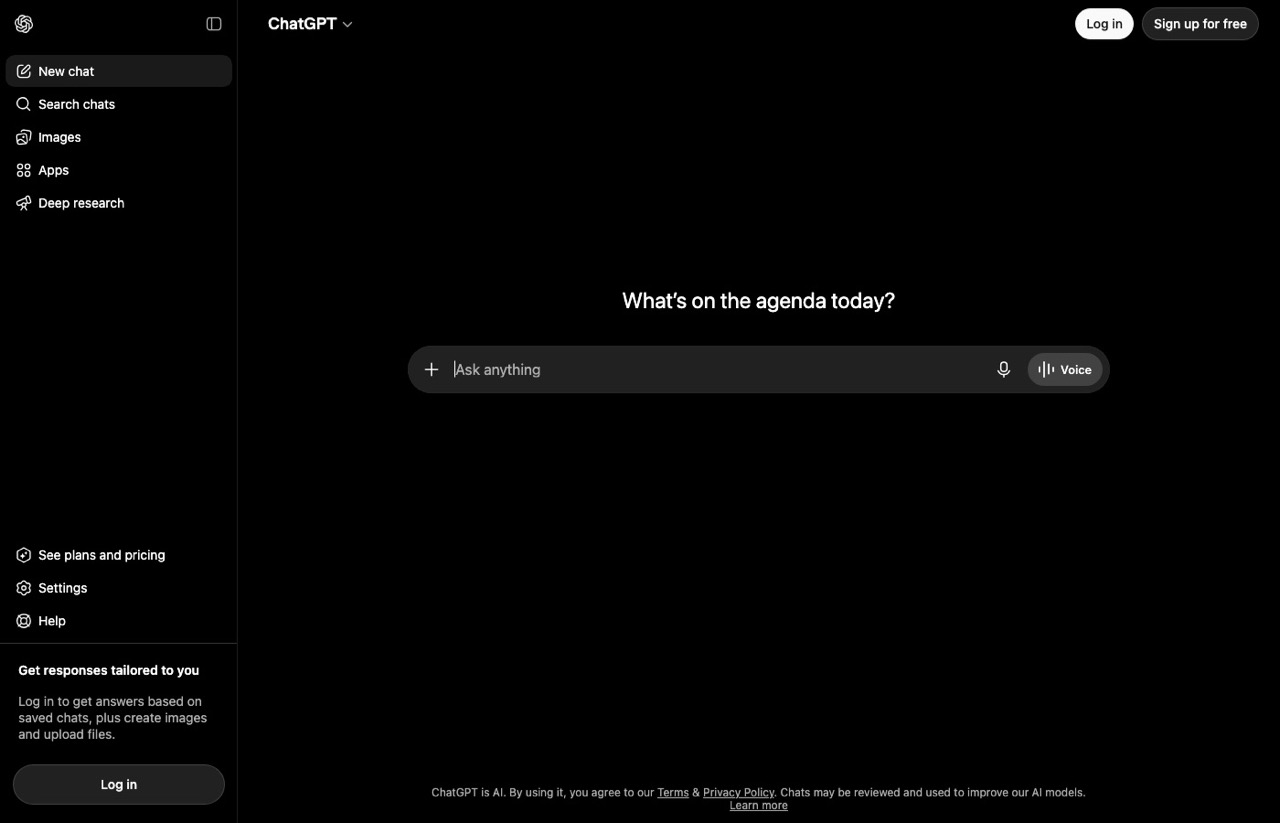 ChatGPT interface used as an AI SEO ideation tool