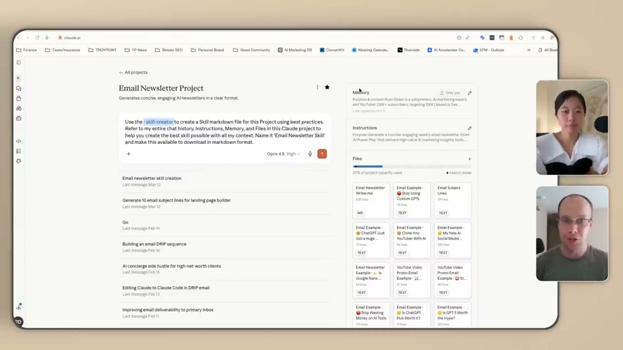 Make money with Claude using the free Skill Creator to build a skill markdown file