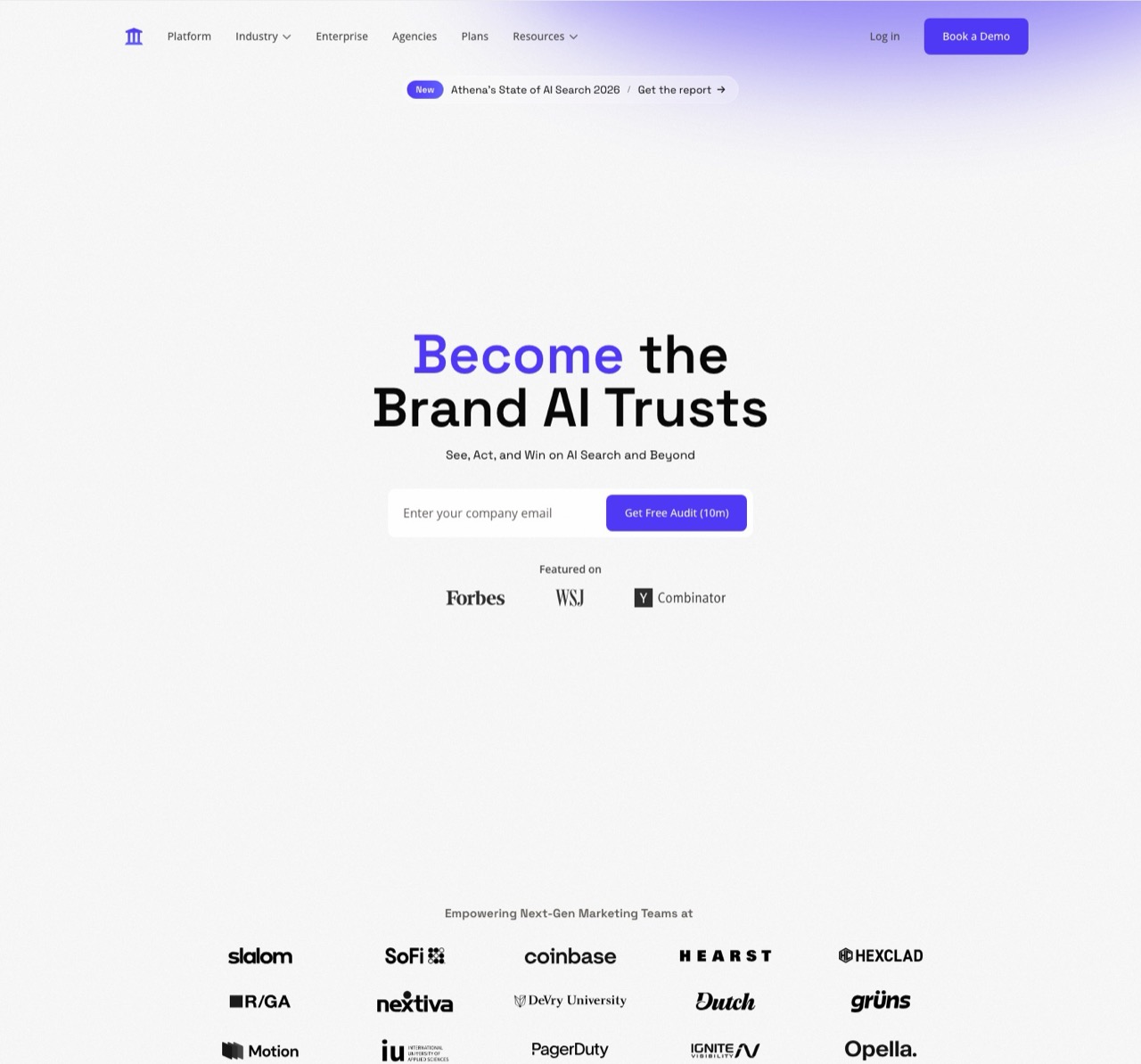 AthenaHQ agents for winning on AI search
