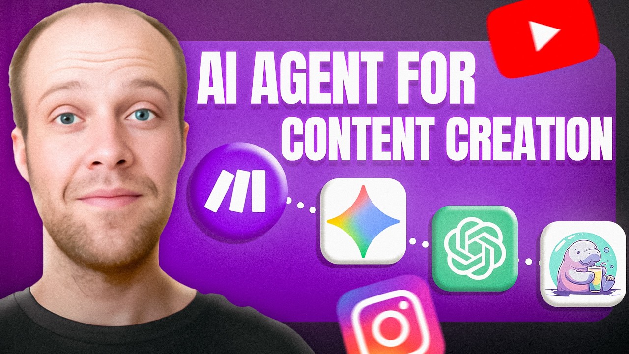 AI agent for content creation built in Make.com with Blotato and Claude