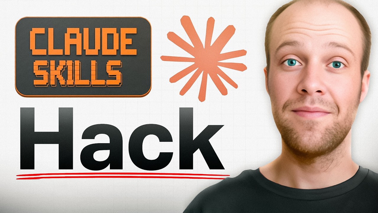 Claude Skills hack tutorial showing how to personalize skill markdown files in Claude Code