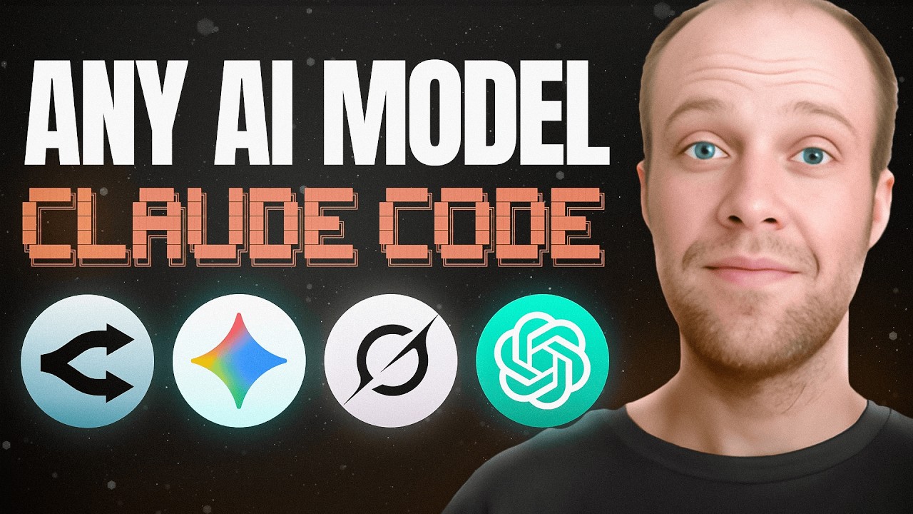 Claude Code OpenRouter setup tutorial showing how to use GPT and Gemini models