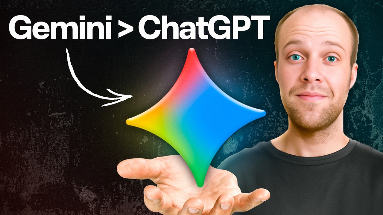 Google Gemini vs ChatGPT comparison thumbnail