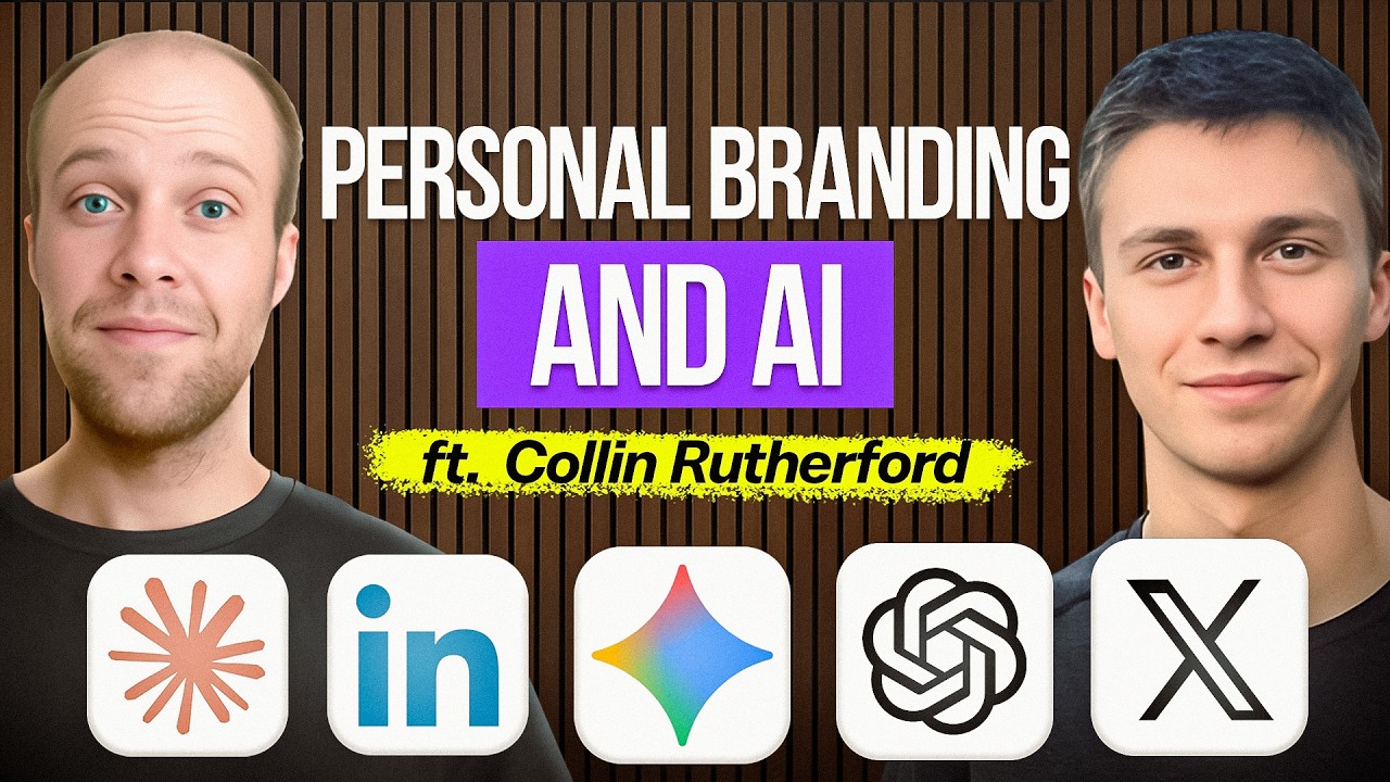 Ryan Doser and Colin Rutherford discussing personal branding for founders