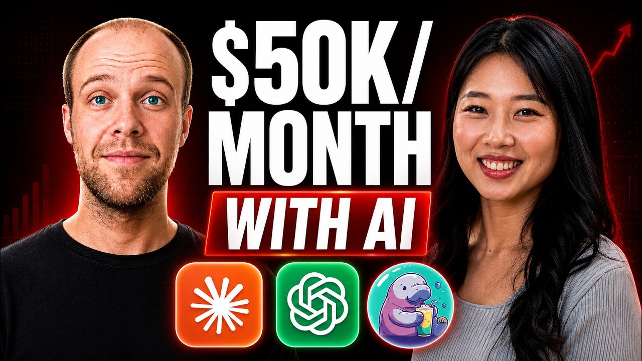 How to make money with AI with no experience featured image, Ryan Doser podcast with Sandy Lee